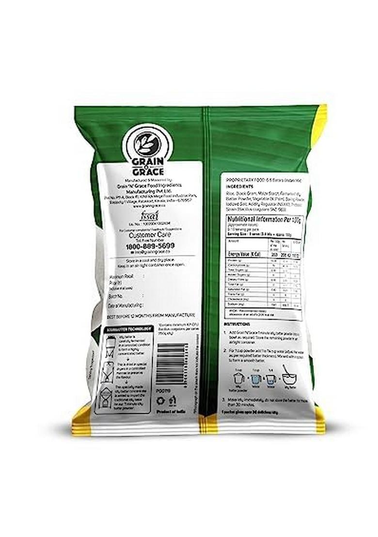 Grain 'N' Grace N 1 Minute Idli Dosa Batter Powder Combo Vegetarian South Indian Instant Mix (500Gm Each)