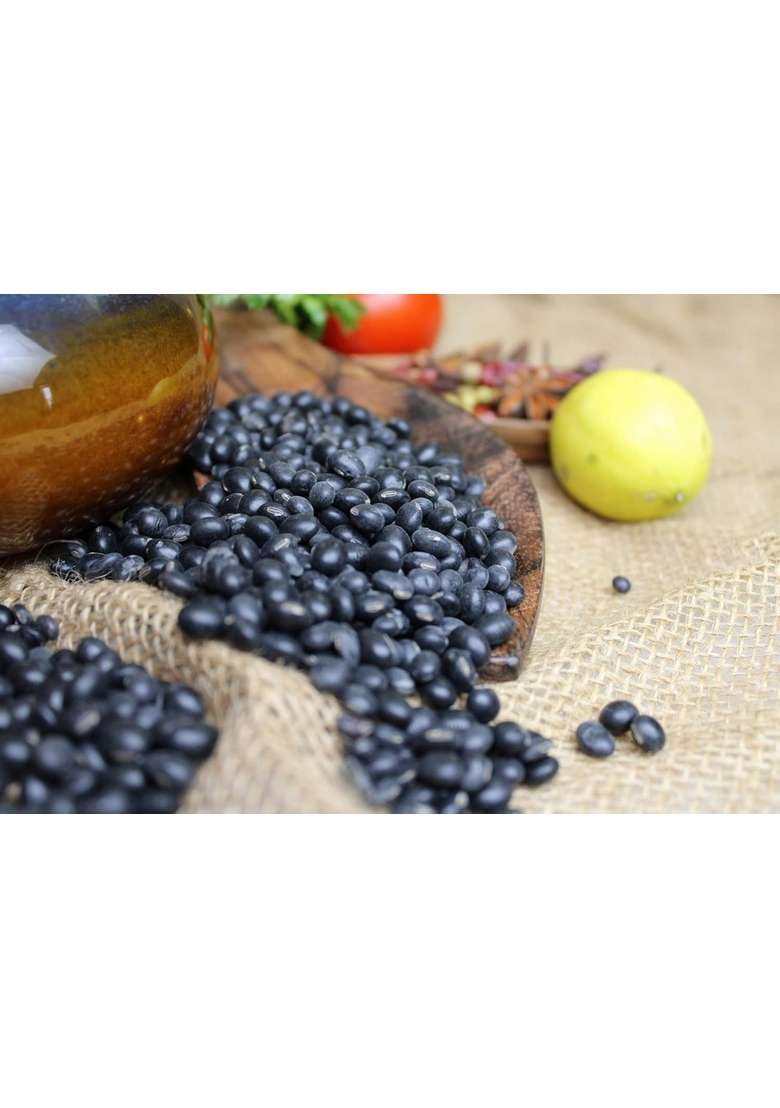 Herbi Eaters Himalayan Black Soybean, Bhatt Ki Daal, Organic Soyabean 450G - Indya