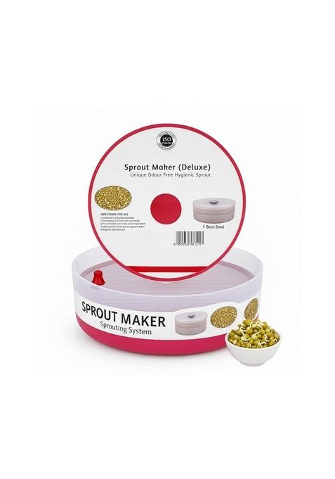 Happy Bazaar Single Layer Spout Maker | Plastic Hygienic Sprout Organic Home Making Fresh Sprouts Beans For Living Healthy Life (Multi-Color)