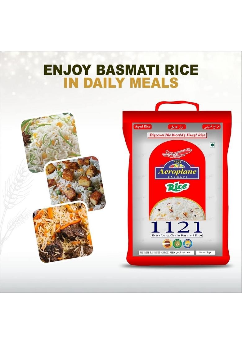 Aeroplane 1121 Extra Long Grain Basmati Rice