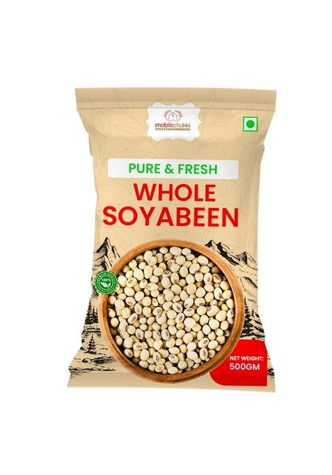 Mobile Chakki Whole Soyabean High In Protein | 100% Naural & Clean, Non-Gmo, Chemical Free