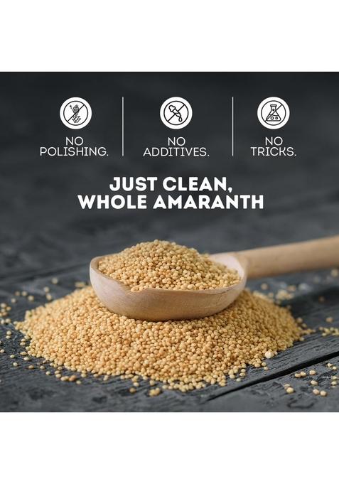 Earthroot Natural Amaranth (Rajgira), Gluten-Free Ancient Grain, High In Protein, Iron & Fibre | Ideal For Fasting, Rotis, Porridge Healthy Snacks, 500 G