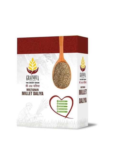 Grainova 100% Natural Original Millet Dalia | Pure Multi Healthy Grains Fibre Rich, Dalia- 1Kg Porridge Cracked Pearl Millets Alternative To Regular Daliya