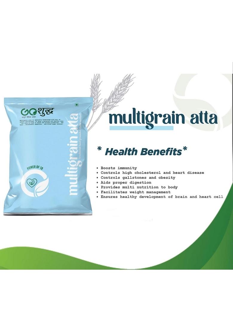 Goshudh Premium Natural Multigrain Atta/Flour (1Kg)