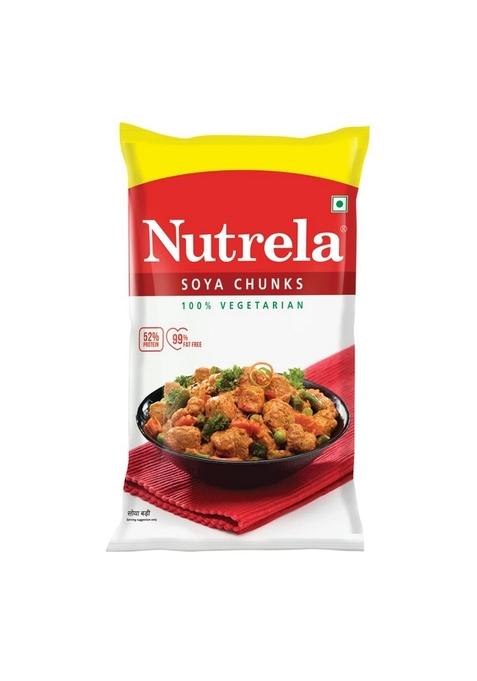 Nutrela Soya Chunks, High Protein Soyabeans, Tender & Juicy Nuggets