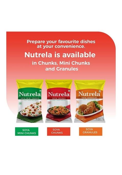 Nutrela Soya Chunks, High Protein Soyabeans, Tender & Juicy Nuggets