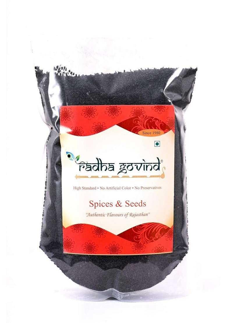 Radha Govind Pure And Natural Kalonji Seeds 200Gm Source Of Antioxidants Culinary Spice With Health Benefits No Preservatives - Indya