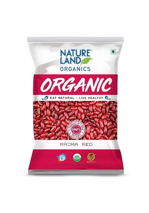 Natureland Organics Rajma Red 1 Kg (Pack Of 2) Total 2 - Organic Healthy