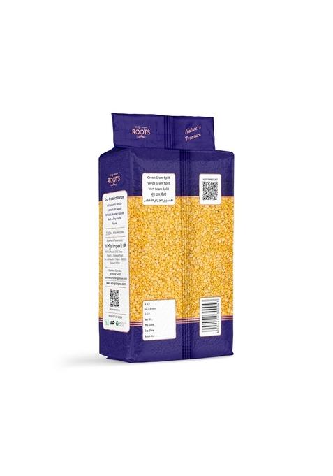 Wings Impex Roots Mung Dal Yellow 500 G | Premium Moong Split Natural Unpolished Pulses Protein-Rich & Vacuum Packed Freshness