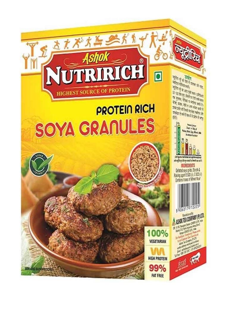 Ashok Nutririch High Protein And Healthy Gluten Free Soya Granules (Soya Granule 200 Grams Pack Of 1)