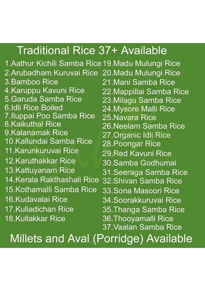 Saara Herbal Fresh Kullakar Hand Pounded Rice 950 G | Traditional Red Boiled Unpolished Arisi, 950G