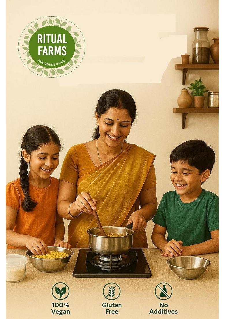 Ritual Farms Natural Unpolished Kaala Masoor Dal | Protein-Rich Black Lentils Indian Pulses For Cooking And Daily Use Ideal Preparing Vegetarian Dishes (500Gm)