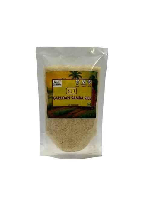 S L T Garudan Samba Rice 1Kg – Traditional Tamil Nadu | Rich In Fiber & Nutrients Naturally Grown Unpolished Supports Digestion Immunity