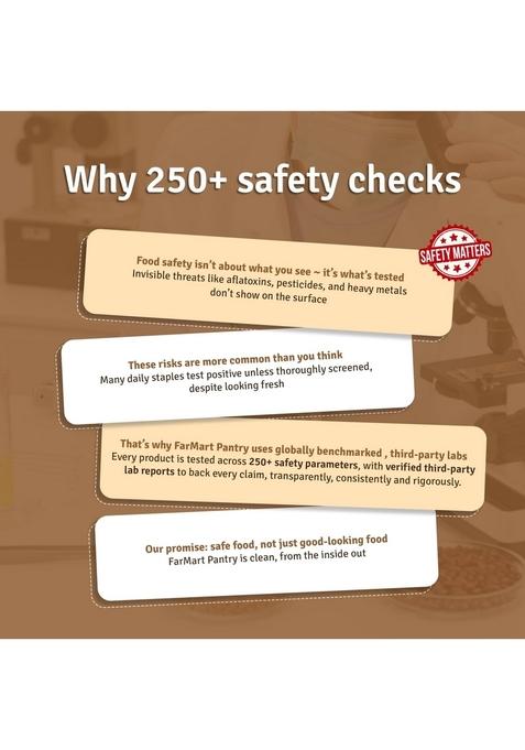 Farmart Pantry White Chickpea Jumbo (500G) | Premium & Unpolished Protein-Rich Nutritious