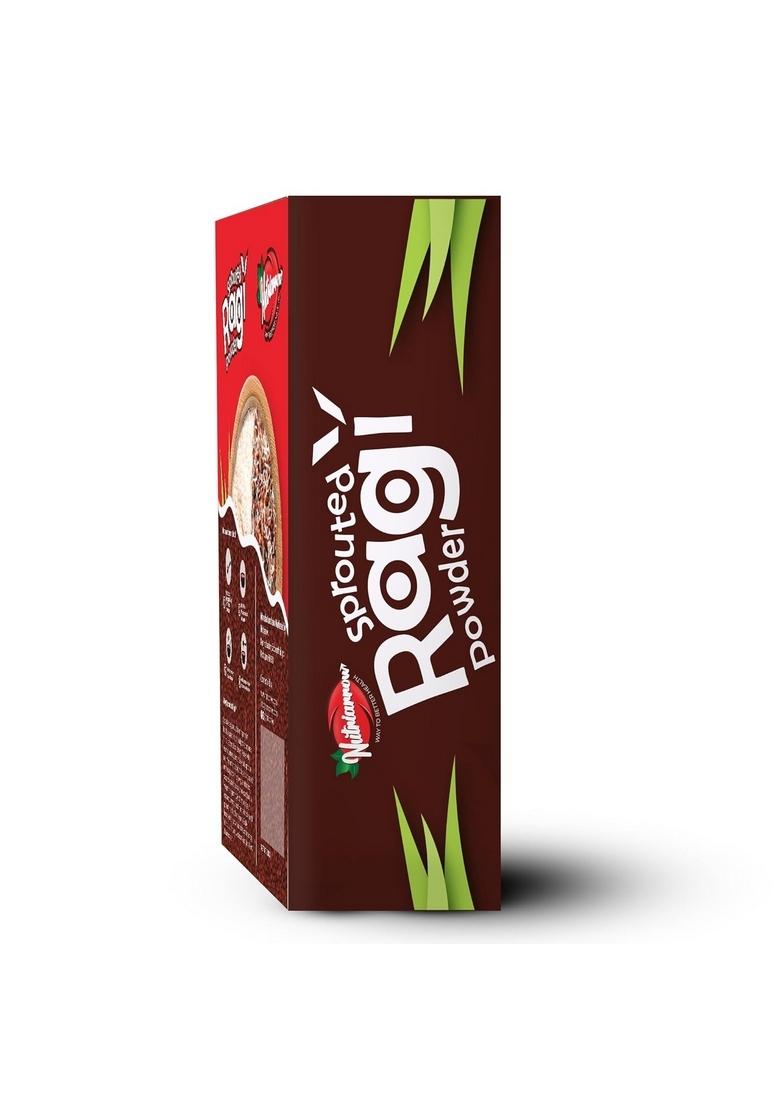 Nutriarrow Sprouted Ragi Flour (Finger Millet) 1Kg | 10X More Nutritious Rich In Calcium & Iron Gluten-Free Superfood For Healthy Diet Nachani Satva Malt Nachni Kelvaragu Maavu| Kezhvaragu Mandua Taidalu Nagli