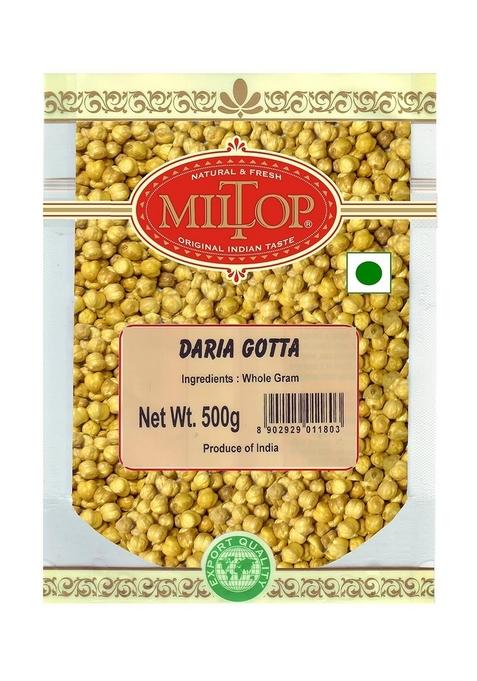 Miltop Roasted Chana Bhuna (Desi Chickpeas) Gotta, 500G