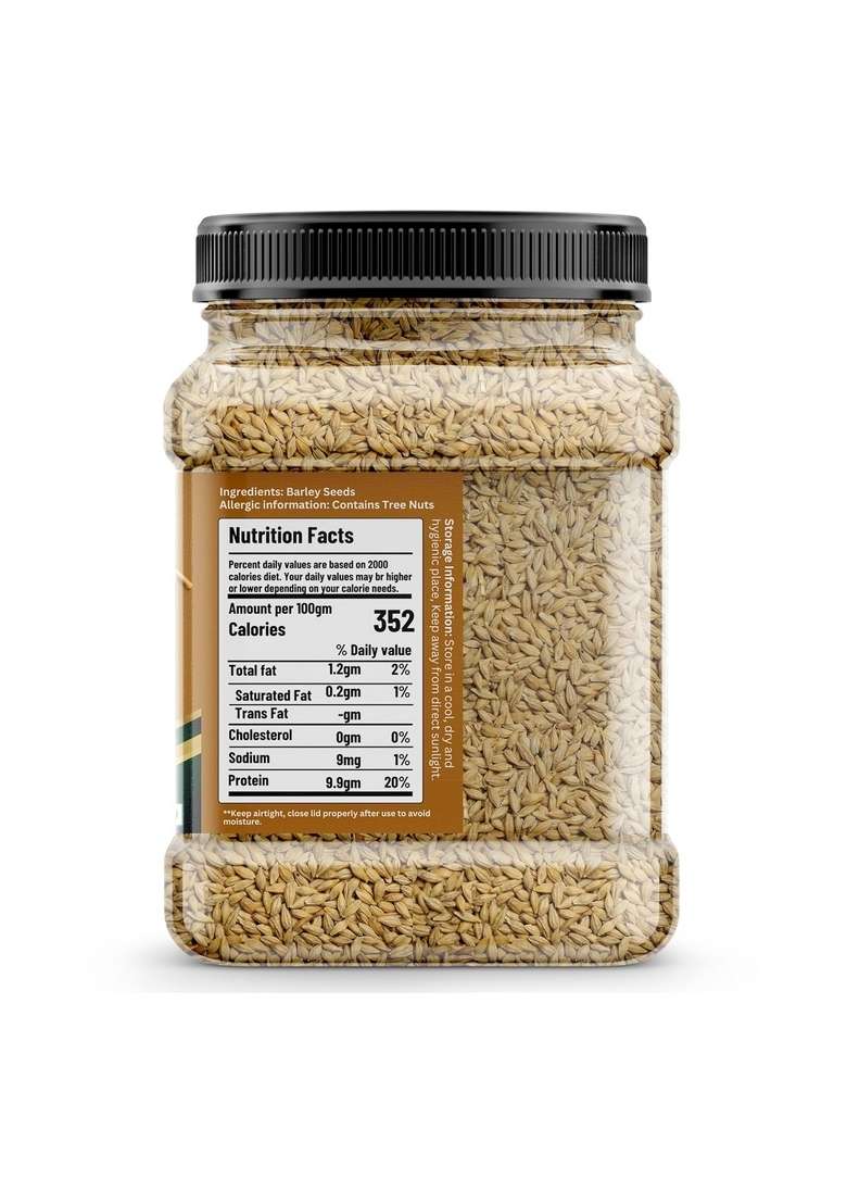 Mv Platter Organic Pearl Barley Jav Yavalu Yava Seeds 1 Kg | High Fiber Jau Whole Raw Grain Cooks Like Rice| Ideal For Risottos & Soups| Naturally Gluten Free - Indya