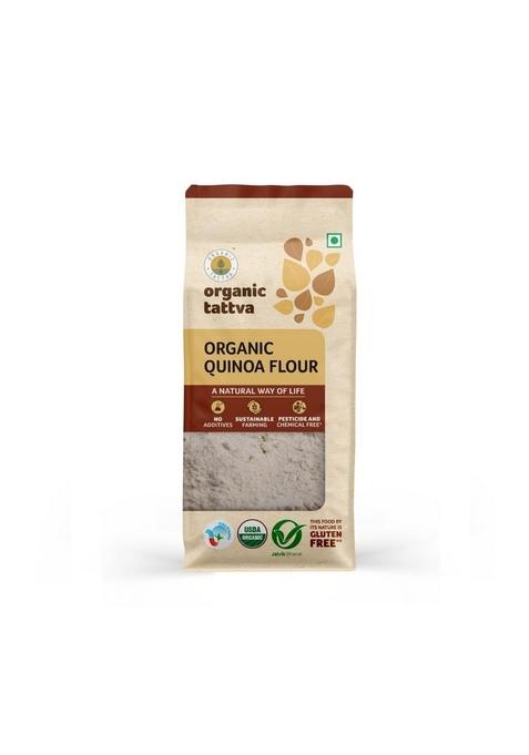 Organic Tattva Tattva, Quinoa Flour 500 Gram | No Additives Naturally Gluten Free Pesticide And Chemical Unadulterated (Pack Of 1)