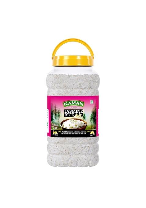 Naman Premium Jasmine Rice 5 Kg, Authentic Thai Fragrant Rice, Long Grain Naturally Aromatic, Ideal For Asian & Cuisine, Fluffy Soft Texture 100% Pure