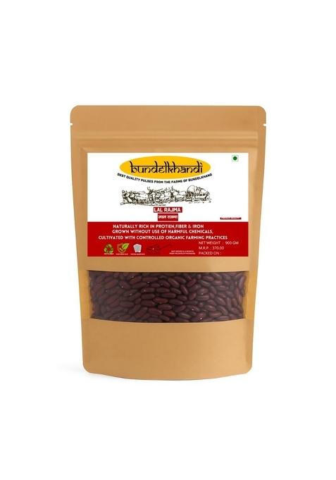 Bundelkhandi Lal Rajma 900G |Unpolished Desi Red Kidney Beans | Protein & Fiber Rich Pulses Natural Healthy For Cooking