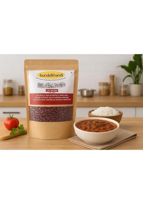 Bundelkhandi Lal Rajma 900G |Unpolished Desi Red Kidney Beans | Protein & Fiber Rich Pulses Natural Healthy For Cooking