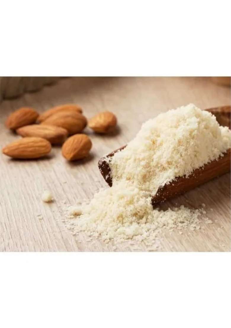 Herba Himalaya Californian Almond Flour | Premium Cold Pressed Badam Powder Gluten Free Grain Keto Friendly Naturally Protein Rich High Fiber (200 Gm) - Indya