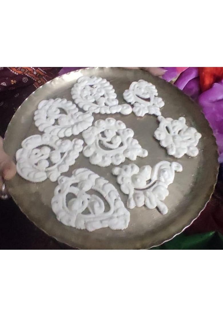 Aurenzo Goyna Bori, Traditional Bengali Lentil Dumplings, Handcrafted Ornamental Design Pack Of 10Piece