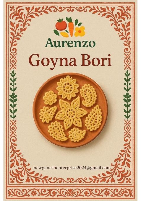 Aurenzo Goyna Bori, Traditional Bengali Lentil Dumplings, Handcrafted Ornamental Design Pack Of 10Piece