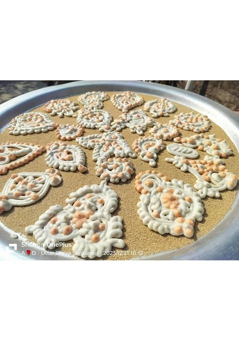 Aurenzo Goyna Bori, Traditional Bengali Lentil Dumplings, Handcrafted Ornamental Design Pack Of 10Piece