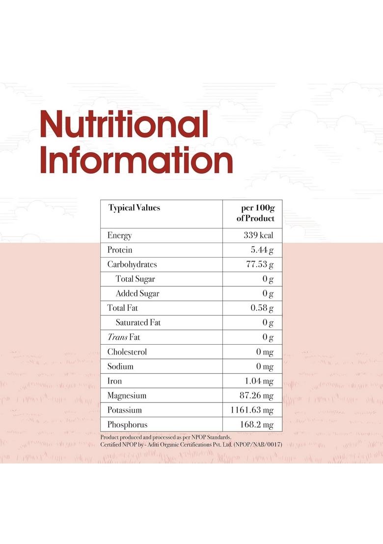 Rejaiv Organic Red Rice | High Fiber & Iron Naturally Processed Whole Grain 1 Kg Pack