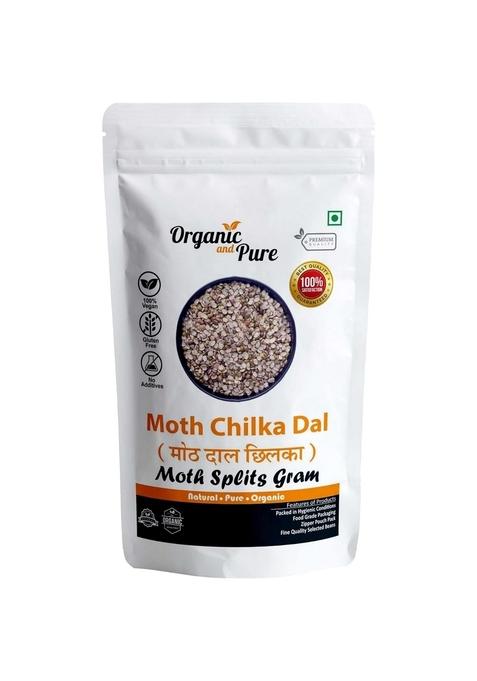 Organic And Pure Moth Dal Split Chilka | Matki 200G