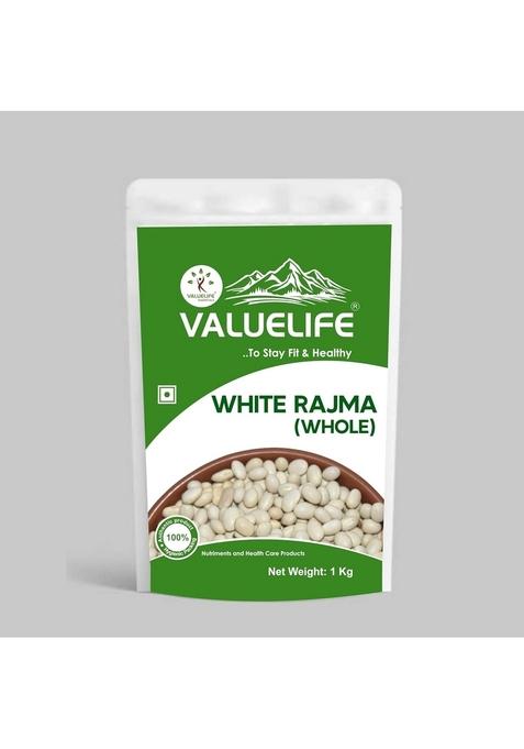 Value Life Essentials White Rajma, 1Kg