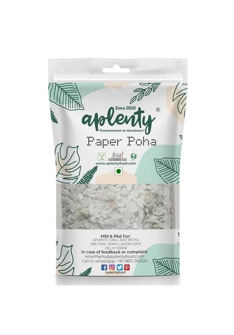 Aplenty Paper (Thin) Poha | Hubballi Avalakki White Flattened Rice Atukulu Chidwa Flakes (900 G)