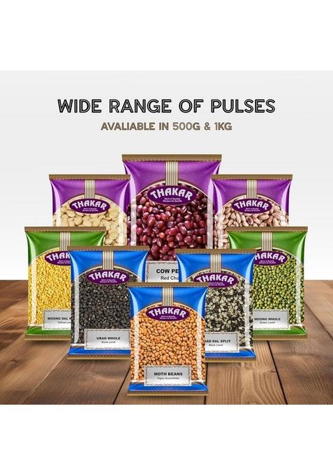 Thakar Unpolished Red Chori (Cow Peas) 1Kg | Lal Chawli Whole Pulses 100% Natural & Protein Fiber Rich Ideal For Curry, Dal Sprouts