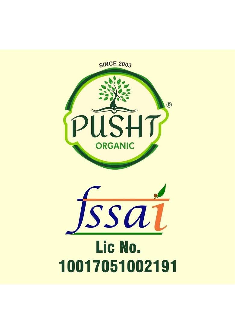 Pusht Organic Pulses - Kabuli Chana, 1Kg - Indya