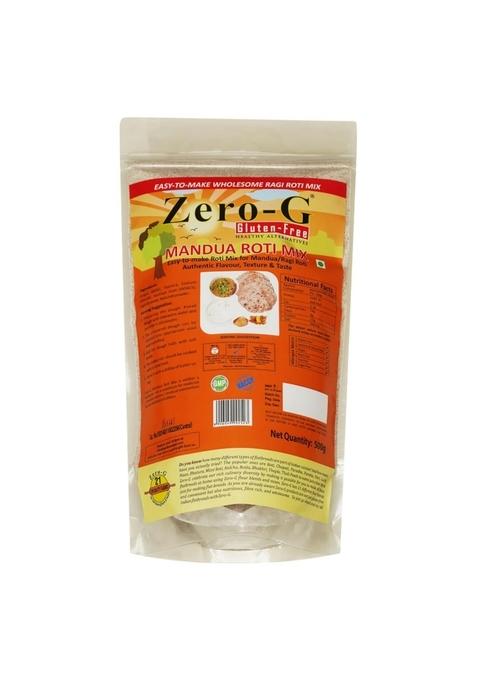 Zero - G Zero-G Gluten-Free Ragi Roti Mix ( 500 ) Authentic Taste & Health In Every Bite Easy-To-Roll Finger Millet Flour | Healthy Alternative For Lovers Nourishing Delicious