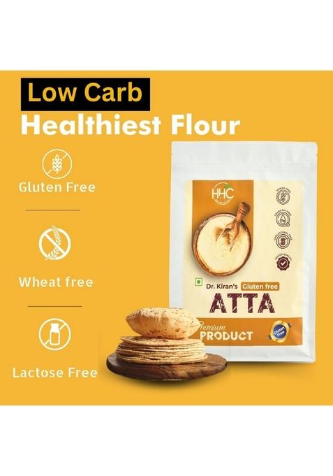 Dr. Kiran'S Gluten Free Flour | Atta Handmade Extremely Low Carb Healthiest Flour| Free| Ultra Glycemic High Protein