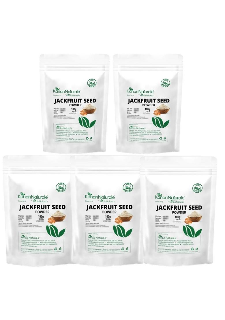 Kerala Naturals Jackfruit Seed Powder Pack Of 5 (100Gm Each)