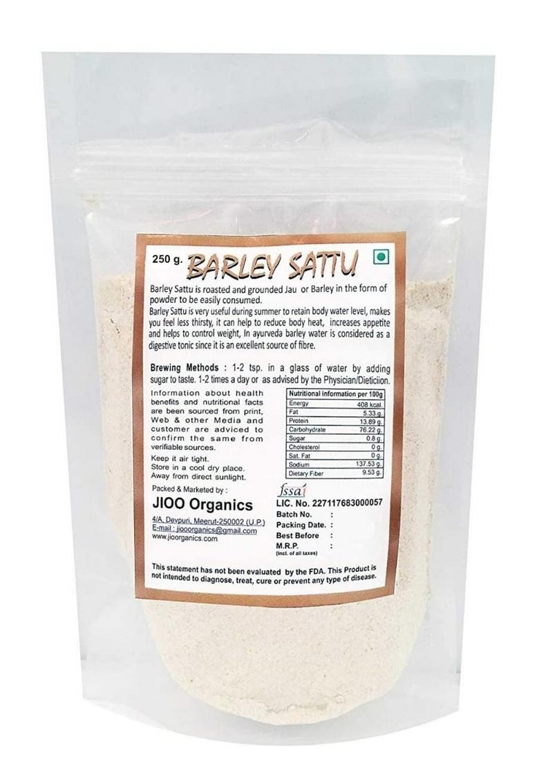 Jioo Organics Jau (Barley) Sattu | Powder Weight Loss, Digestion & Heart-Healthy