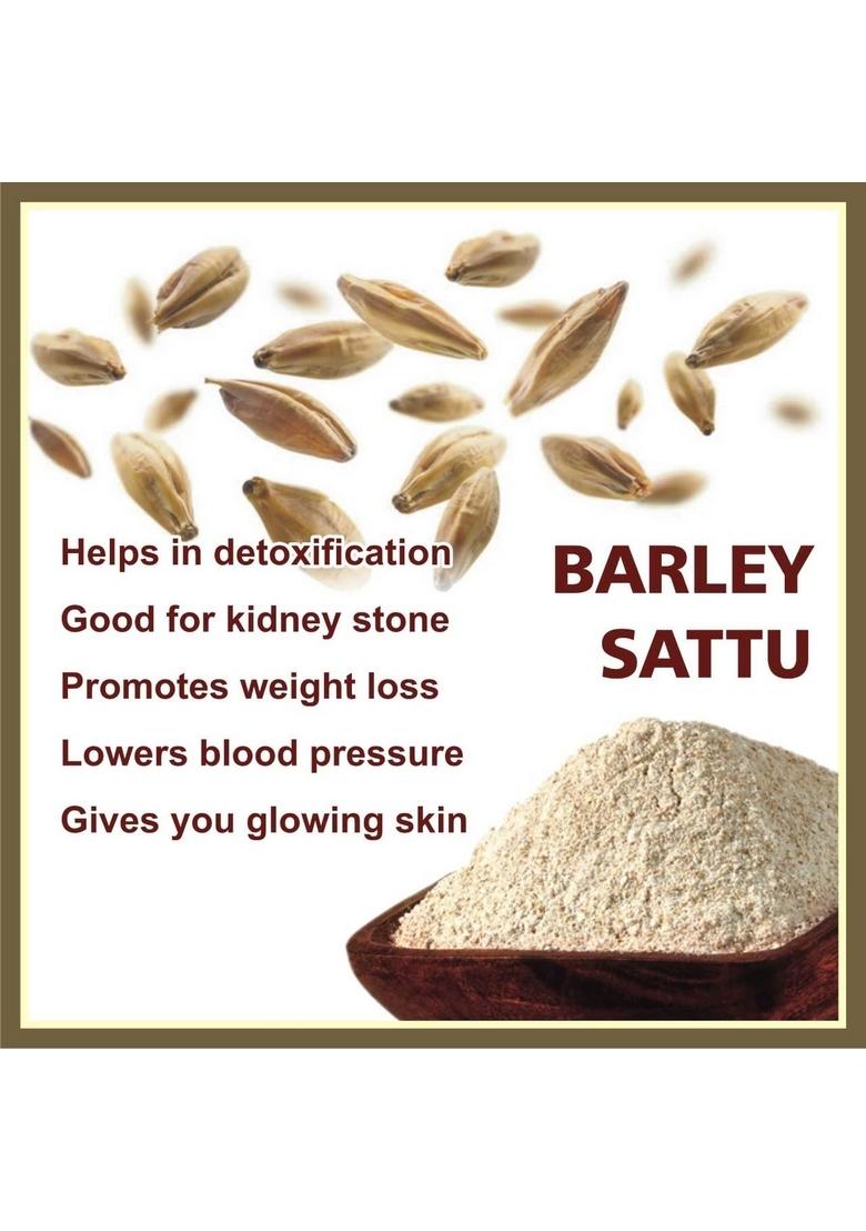 Jioo Organics Jau (Barley) Sattu | Powder Weight Loss, Digestion & Heart-Healthy
