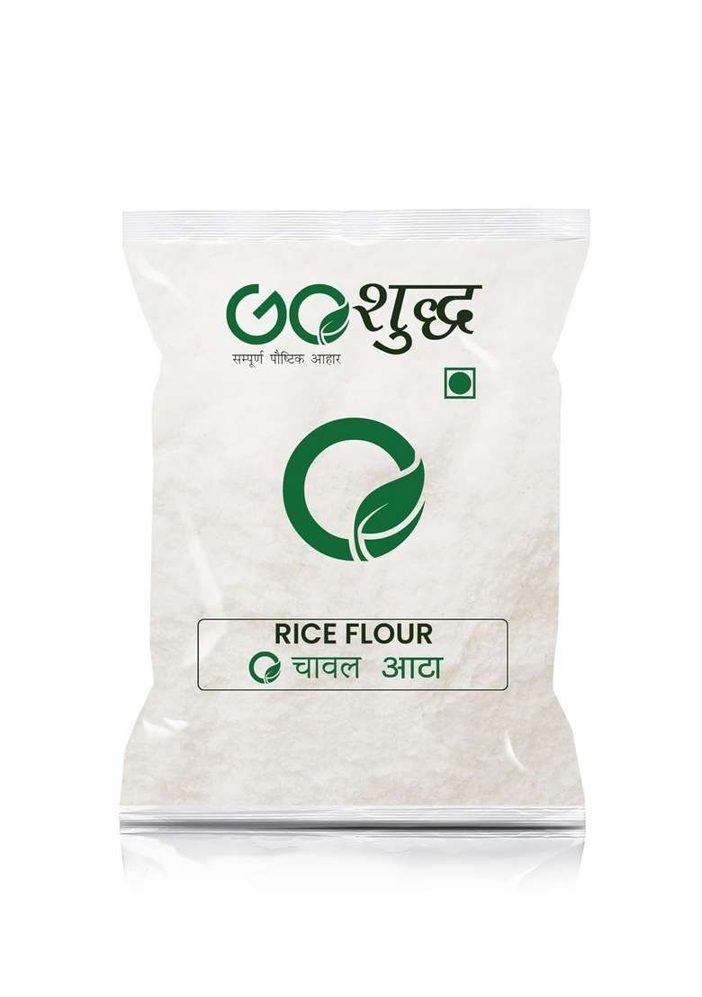Goshudh Rice Flour (Chawal Atta) | Stone-Ground, Gluten-Free Alternative 500G - Indya