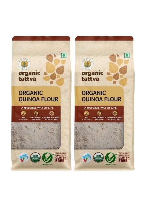 Organic Tattva Tattva, Quinoa Flour (Gluten Free Atta) 500 Gram (Pack Of 2)