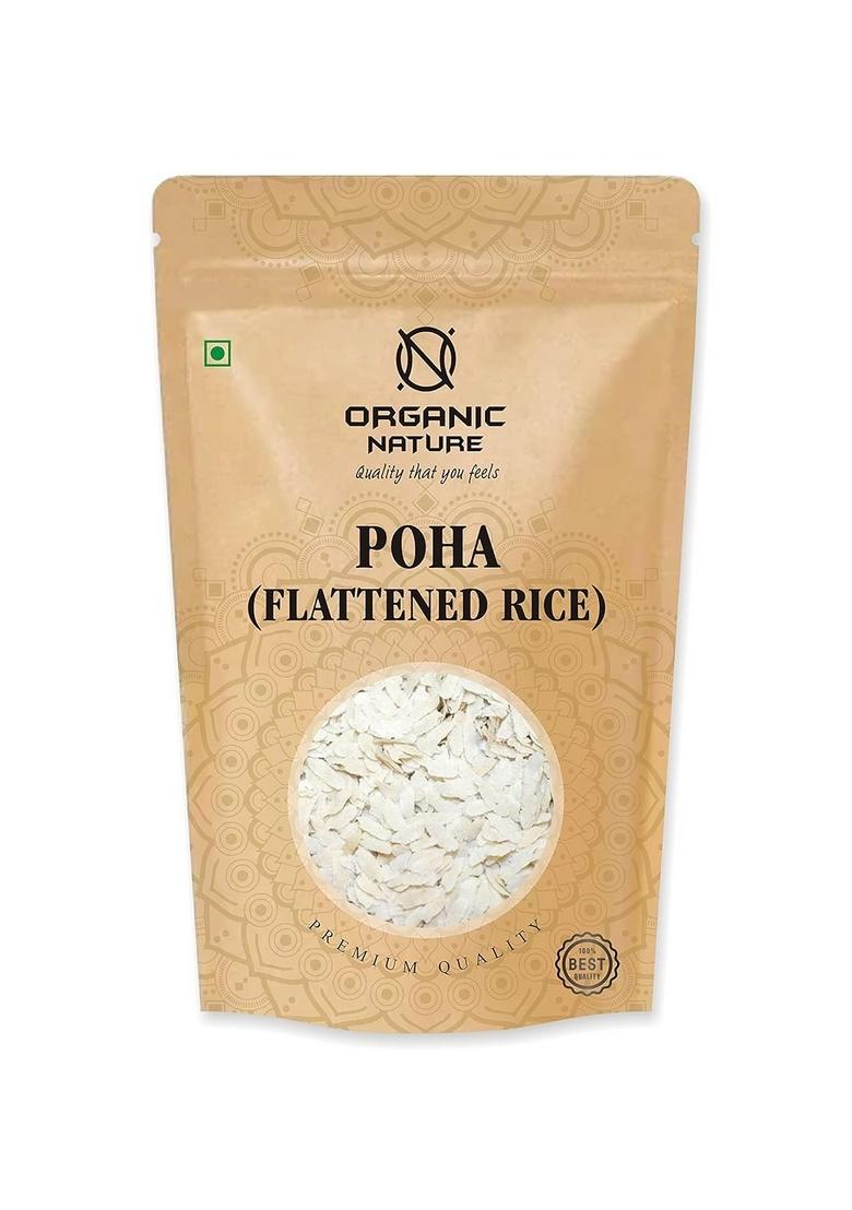 Organic Nature Special Indore Poha Avalakki Flattened Rice (Pack Of 500 Gram)…