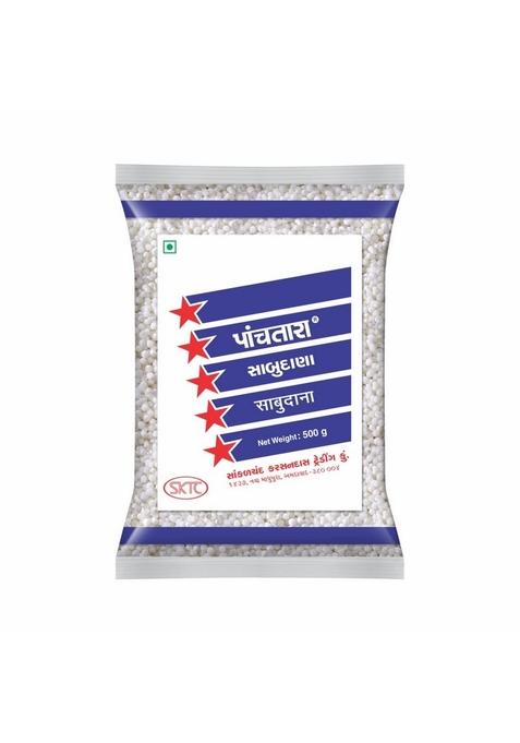 Panchtara Fivestar Sabudana Tapioca Sago - 500G. (Pack Of 2)