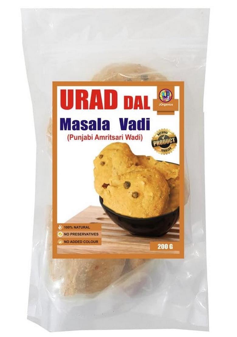 J Organics Homemade Urad Dal Badi | Wadi (Wariyan) Bari Vadi Wadiyan