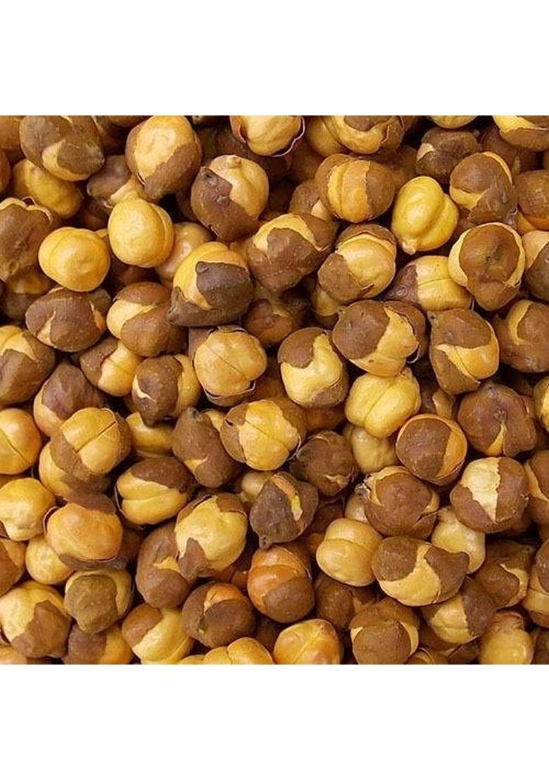 Frenutri Roasted Chana Bhuna Chola Bhaja, Whole With Skin | Indian Food And Healthy Snack High In Protein & Fiber Desi Chickpeas Pack Of 1