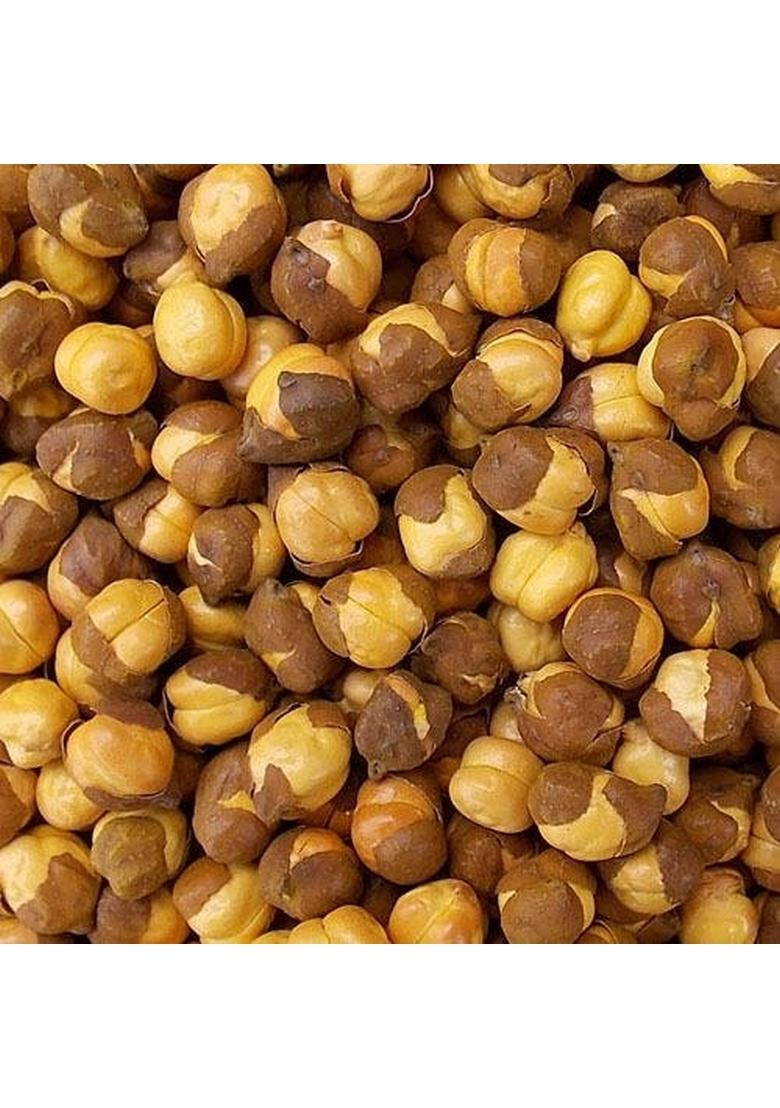 Frenutri Roasted Chana Bhuna Chola Bhaja, Whole With Skin | Indian Food And Healthy Snack High In Protein & Fiber Desi Chickpeas Pack Of 1