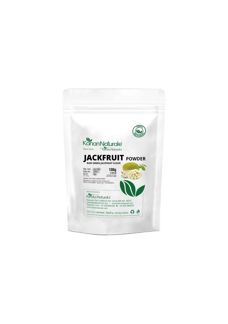 Kanan Naturale Green Jack Fruit Powder 100 Gm And Seed Combo - Rich In Proteins, Fibers. Improves Digestion. Healthy Food For Diabetes Patients - Indya