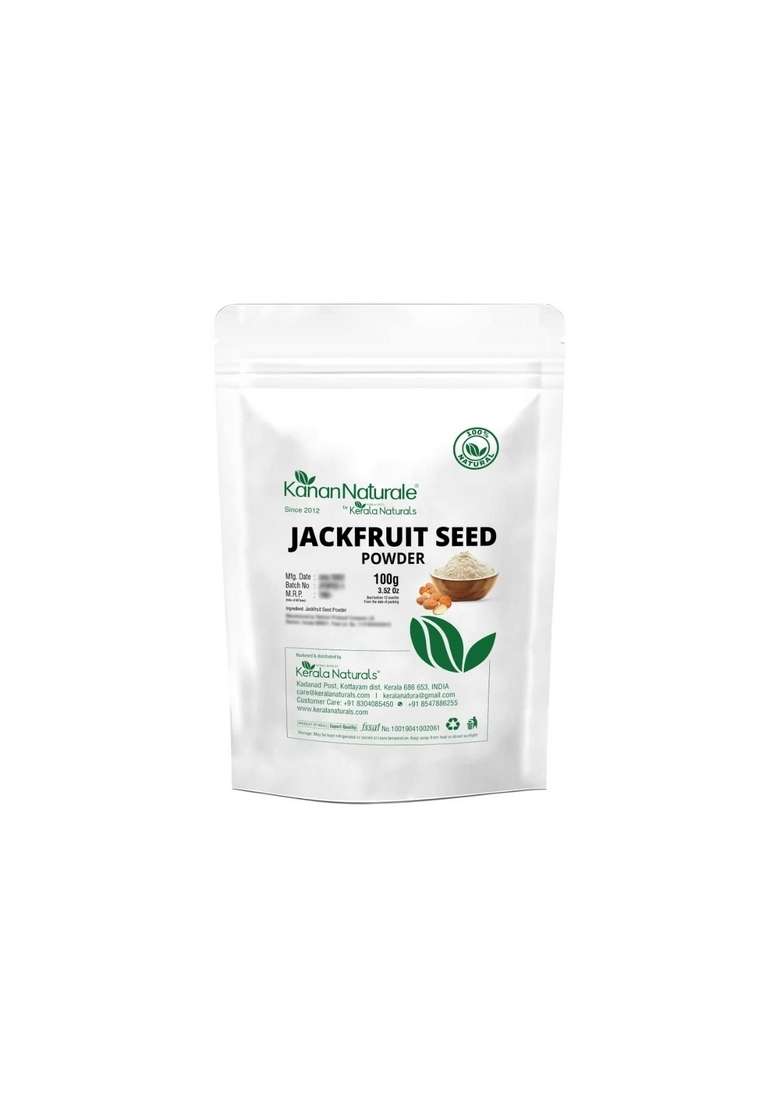 Kanan Naturale Green Jack Fruit Powder 100 Gm And Seed Combo - Rich In Proteins, Fibers. Improves Digestion. Healthy Food For Diabetes Patients - Indya