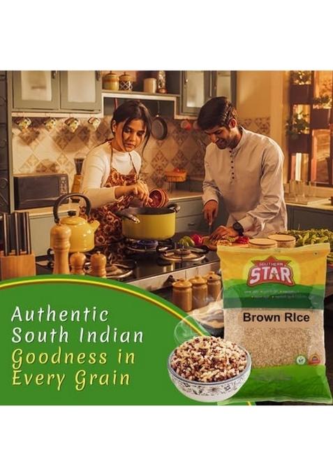 Southern Star Organic & Natural Pure Old Raw Hand-Pounded Quality Unpolished Brown Rice/Brown Chawal